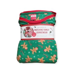 Women's Green Gingerbread Loungewear Set